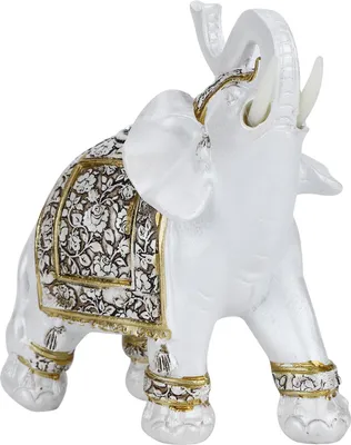 Zdjęcie produktu dla Domowa żywiczna figurka zwierzęcia Symulacja uroczego zwierzęcia Ozdoba do dekoracji domu Złoty kwiat Porcelana M (j16221)