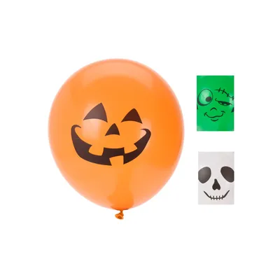Produktbild von Pack 3 halloween luftballons mit led