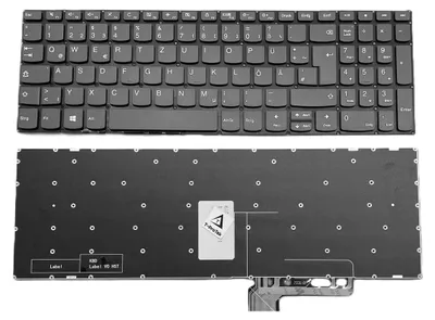 Immagine prodotto di GERMANA Tastiera Tastiera grigia compatibile per Lenovo V330-15IKB 81AX010HMZ