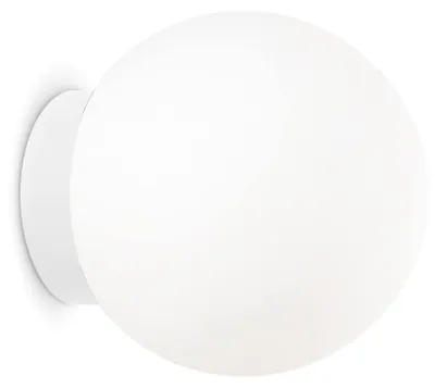 Image de Applique blanche MAPA BIANCO 1 ampoule diamètre 15 cm