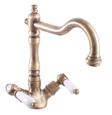 Immagine prodotto di Slezák-RAV Slezák RAV Morava Retro MK520/8SM Rubinetto per lavabo Colore: ottone vecchio, Dimensione: 3/8''