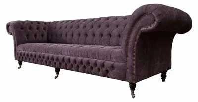 Produktbild von Design Sofa 4 Sitzer Couch Polster Luxus Textil Sofas Chesterfield Neu