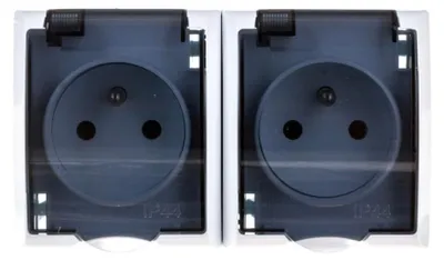 Immagine prodotto di Ospel GNH-2HZ/00/d, bianco, IP44, 16 A, 1 pezzo