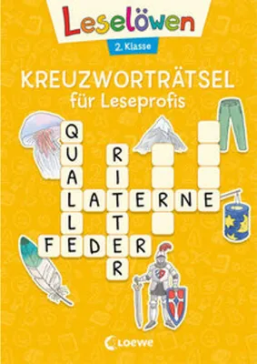 Image de Leselöwen Kreuzworträtsel für Leseprofis - 2. Klasse (Sonnengelb)
