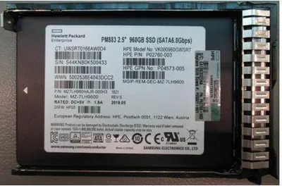 Produktbild von HP Enterprise SSD 960GB 25" SFF, P05321-001