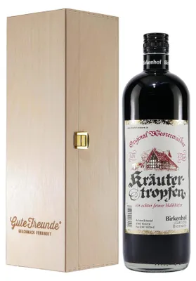 Produktbild von Birkenhof Westerwälder Kräutertropfen mit Geschenk-HK