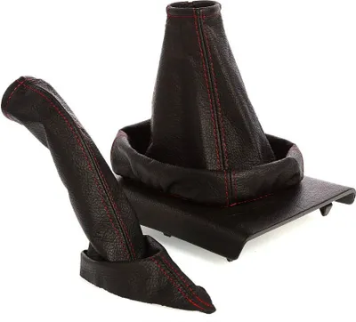 Produktbild von Schaltsack + Handbremssack passend für Opel Corsa B Bj. 1993-2000 Rote Naht