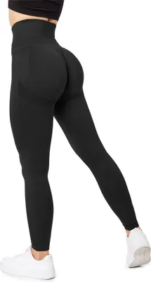 Produktbild von Bellivalini Sport Leggings Damen High Waist Po Push Up Gym Fitness BLV50-255 (Schwarz, M)