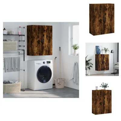 Zdjęcie produktu dla vidaXL Szafka wisząca dąb wędzony 69,5x34x90 cm - Kredensy
