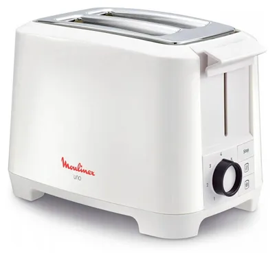 Produktbild von Moulinex LT140111, 2 Scheibe(n), Weiß, Tasten, Drehregler, 800 W