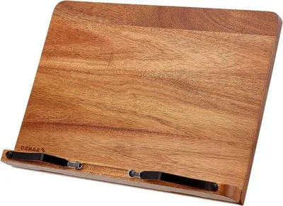Produktbild von Verstellbarer Buchständer aus Akazienholz für iPad