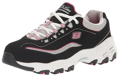 Produktbild von Skechers Damen Sneaker D´Lites BIGGEST FAN, Schwarz (Black (Bkwp)), 37 EU XW