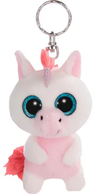 Obrázek produktu pro NICI GLUBSCHIS keyring Unicorn Milky-Fee, Kroužek na klíče, Růžová, Bílá, Kov, Plyšový, Polyester, Postavička, 3 rok/roky, Chlapec/děvče