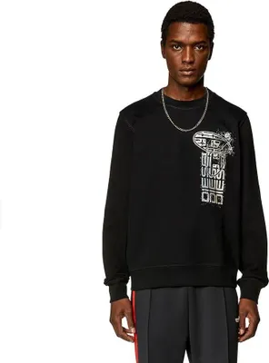 Immagine prodotto di Diesel Ginn K39 Felpa Nero M Uomo Nero M