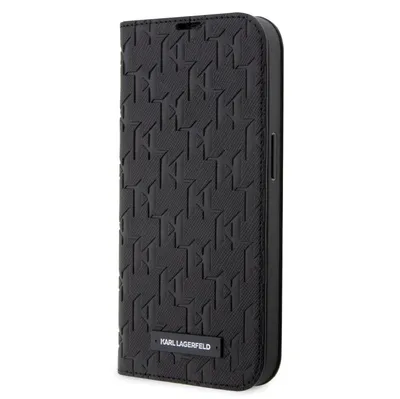Produktbild von Karl Lagerfeld PolyurethanSaffiano Monogram Book Case for iPhone 13 Pro Max