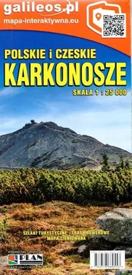 Immagine prodotto di Karkonosze polacca e ceca. Mappa ombreggiata, 1:25 000