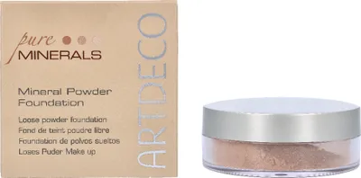 Produktbild von ARTDECO Mineral Powder Foundation, Topf, Pulver, ölige Haut, Empflindliche Haut, Beige, Honey, Matte