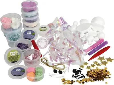 Image de Kit de bricolage Modeler des sirènes, matériel et instructions inclus, dès 4 ans
