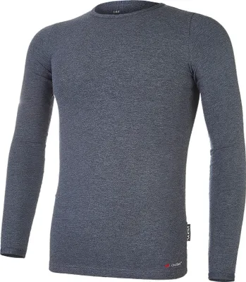 Produktbild von T-Shirt lange Ärmel Outlast® - dunkelgrau meliert, 164