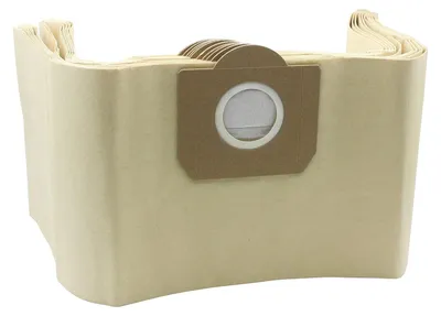 A stack of paper vacuum cleaner bags.