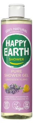 Produktbild von Natürliches Duschgel mit Lavendel und Ylang-Ylang von Happy Earth – 300 ml.