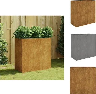 Obrázek produktu pro vidaXL květináč 80x40x80 cm Corten ocel - Květináče a květináče