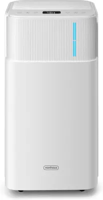 Produktbild von Elektrische Luftentfeuchter, 12 Liter pro Tag, Wasserbehälter mit 2 Litern Fassungsvermögen, Raumentfeuchter gegen Feuchtigkeit, Kondensation, Schimmel und Gerüche