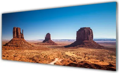Produktbild von Acrylglasbilder 125x50 Wandbild Druck Wüste Landschaft