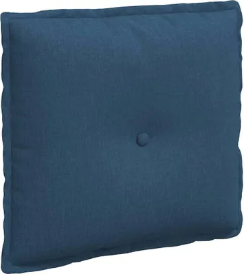 Image de vidaXL Coussin dorsal bleu 50 x 19 x 45 cm Tissu