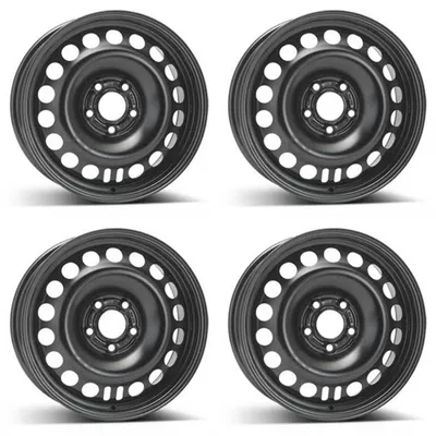 Productafbeelding van 4 stalen velgen, 6.5Jx16 inch, ET36, 5x110 boutgaten, geschikt voor Fiat Croma. Set van 4