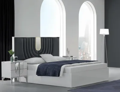 Immagine prodotto di Set da camera da letto in 3 pezzi con letto e 2 comodini