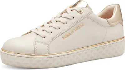 Produktbild von MARCO TOZZI Damen Sneaker mit Plateau Sohle und Metallic Effekt 2-23705-41, Größe:38 EU, Farbe:Beige