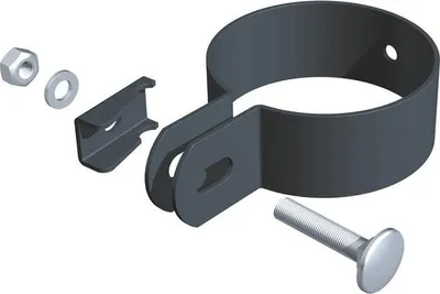 Produktbild von Alberts Endschelle für Pfosten Ø 60 mm anthrazit