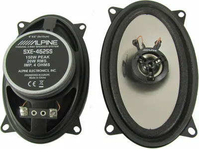 Produktbild von Alpine Lautsprecher Set vorne + hinten passend für VW Golf 2 II 1983-1992 Komplett 500 Watt