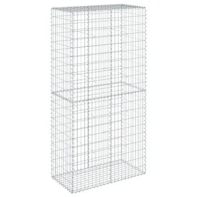 Zdjęcie produktu dla vidaXL Gabion z pokrywą 100x50x200 cm Ocynkowane żelazo