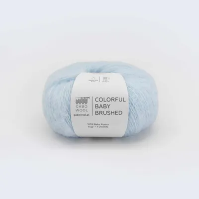Obrázek produktu pro Gabo Wool - Baby Alpaca, světle modrá, měkká a  Peru, 50g