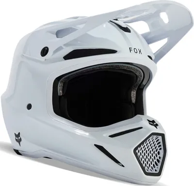 Produktbild von FOX V3 RS Carbon Solid MIPS Motocross Helm, weiß, 2XL (63/64)