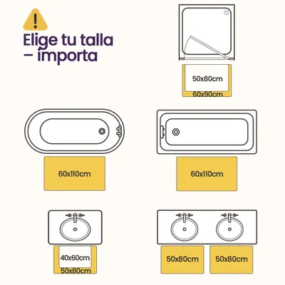 Immagine prodotto di Tappetino antiscivolo in microfibra, 60 x 90 cm, assorbente, per il bagno