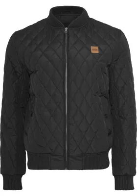 Immagine prodotto di Urban Classics - Giacca in nylon Diamond Quilt da uomo, nero - 4XL