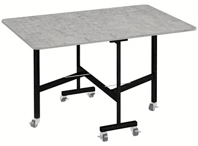 Produktbild von Ausklappbarer Esstisch – Klapptisch – Tisch mit Stahlbeinen – Für 4-6 Personen