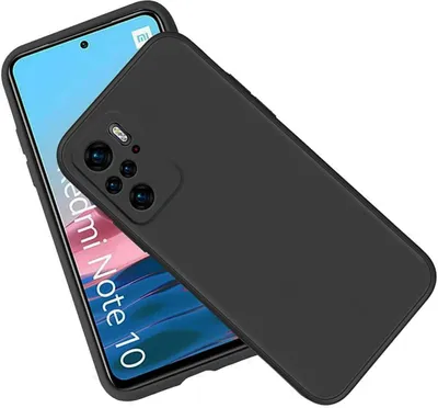 A black silicone phone case is shown on top of a smartphone.
