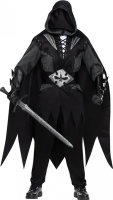 Produktbild von Schwarzer Ritter Kostüm mit Maske | One Size
