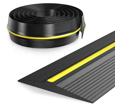 Garagentor-Dichtung 2,5 m, 18 mm, PVC, schwarz, universell