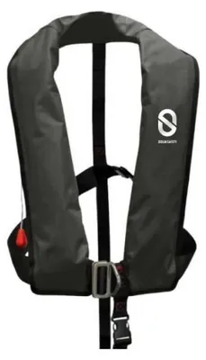 Produktbild von Ocean Safety Xf 170n Aufblasbare Rettungsweste Mit Gurtzeug Schwarz  Schwarz One Size