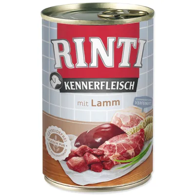 Obrázok produktu pre Konzerva pre psov Rinti jahňacie 400 g