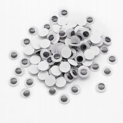 Obrázek produktu pro MIXFORM Očka živé oči kulaté černé 10 mm