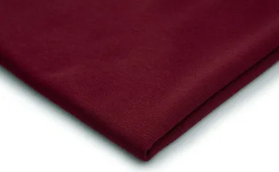 Produktbild von Strickwaren Punto, Oberflache gerippt, Bordeauxrot, 50 x 150 cm