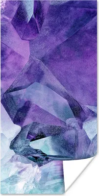 Produktbild von MuchoWow® Poster Mineralien - Naturstein - Kristalle 60x120 cm - Wandschmuck