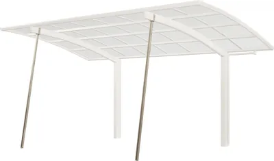 Produktbild von Ximax - 77006 - Carport Zubehör Stützstange Caravan Edelstahl-Look