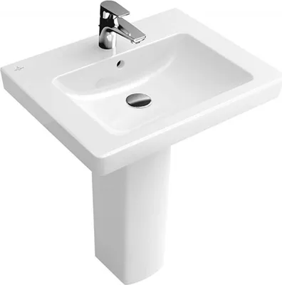 Produktbild von Villeroy & Boch V&B Waschtisch SUBWAY 2.0 550x440mm m ÜL we